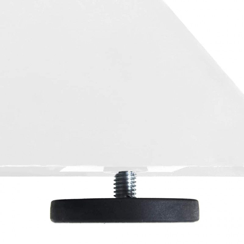 Noga do stołu jadalnego Pająk Kształt Biały 120x68x(72-73) cm Stal
