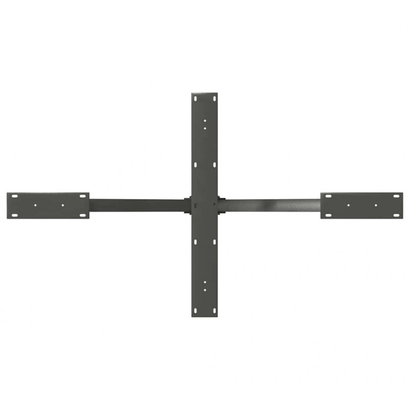 Noga do stołu jadalnego Pająk kształt antracyt 120x68x(72-73) cm stal
