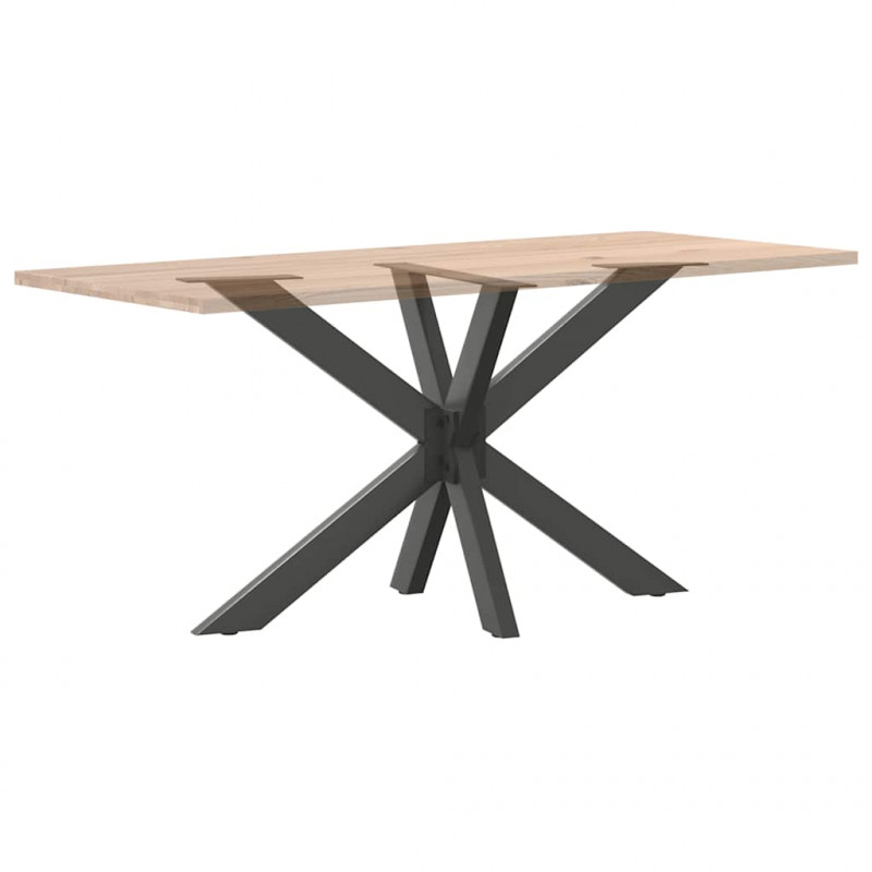 Noga do stołu jadalnego Pająk kształt antracyt 120x68x(72-73) cm stal
