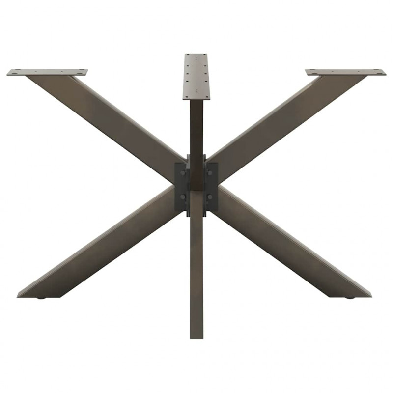 Noga do stołu jadalnego Spider Shape Czarny 120x68x(72-73) cm Stal