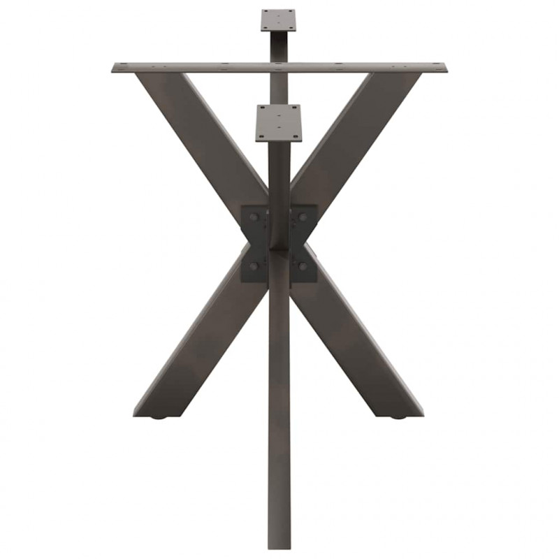 Noga do stołu jadalnego Spider Shape Czarny 120x68x(72-73) cm Stal
