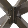 Noga do stołu jadalnego Spider Shape Czarny 120x68x(72-73) cm Stal