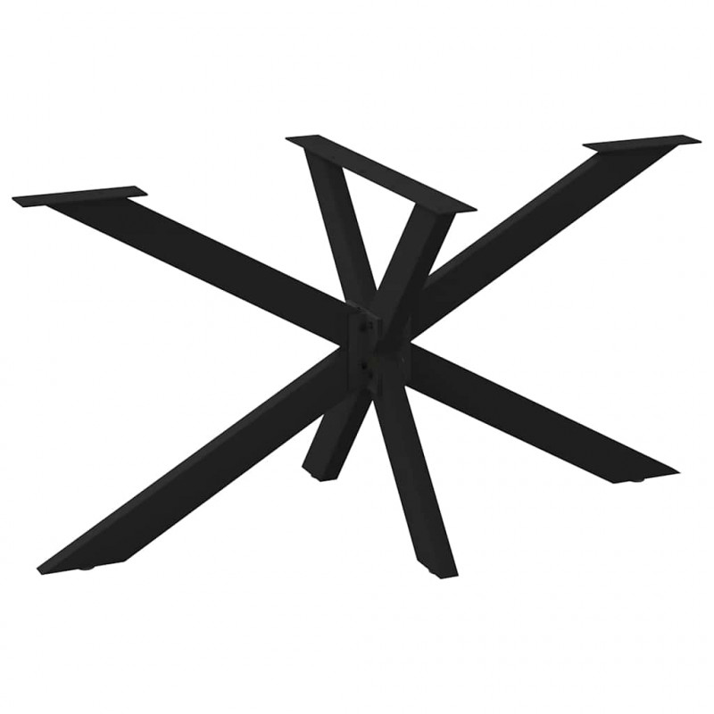 Noga do stołu jadalnego Spider Shape Czarny 150x78x(72-73) cm Stal