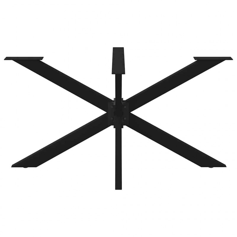 Noga do stołu jadalnego Spider Shape Czarny 150x78x(72-73) cm Stal