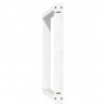 Nogi do stołu jadalnego w kształcie litery U 2 szt. Białe 90x(72-73) cm Stal