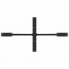 Noga do stołu jadalnego Spider Shape Czarny 150x78x(72-73) cm Stal