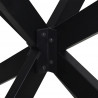 Noga do stołu jadalnego Spider Shape Czarny 150x78x(72-73) cm Stal