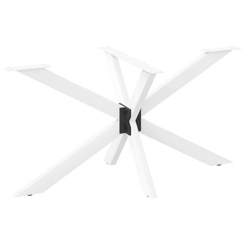 Noga do stołu jadalnego Pająk Kształt Biały 150x78x(72-73) cm Stal