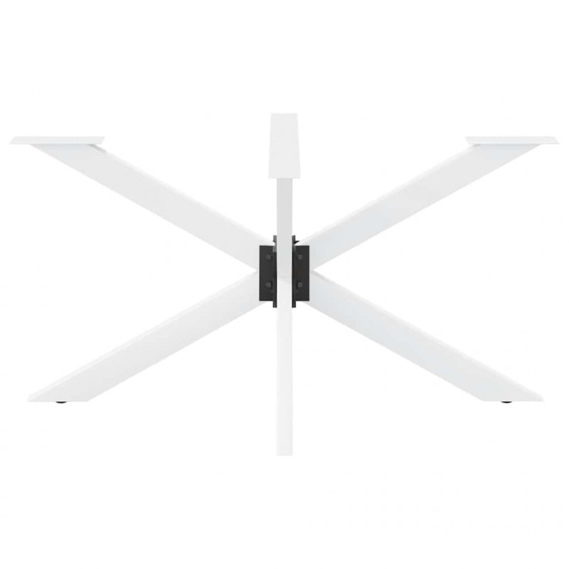 Noga do stołu jadalnego Pająk Kształt Biały 150x78x(72-73) cm Stal