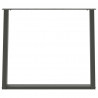 Nogi do stołu jadalnego w kształcie litery U 2 szt. Antracyt 90x(72-73) cm Stal