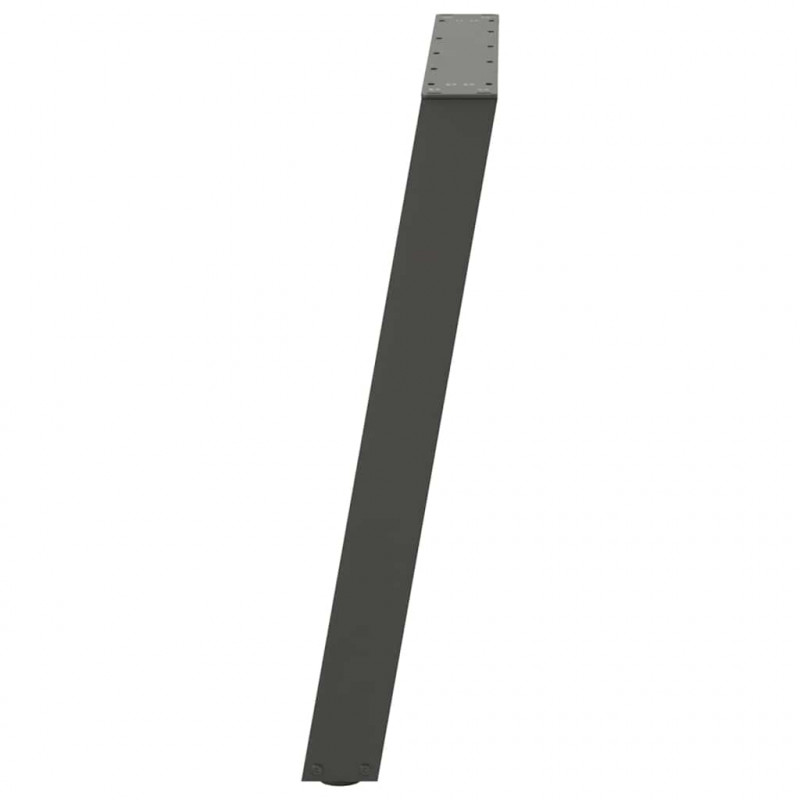 Nogi do stołu jadalnego w kształcie litery U 2 szt. Antracyt 90x(72-73) cm Stal