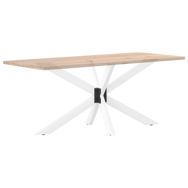 Noga do stołu jadalnego Pająk Kształt Biały 150x78x(72-73) cm Stal