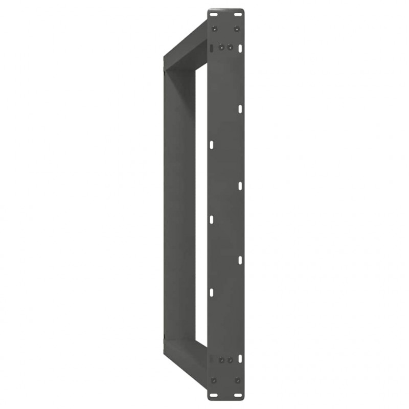 Nogi do stołu jadalnego w kształcie litery U 2 szt. Antracyt 90x(72-73) cm Stal