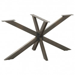Noga do stołu jadalnego Spider Shape Czarny 150x78x(72-73) cm Stal