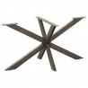 Noga do stołu jadalnego Spider Shape Czarny 150x78x(72-73) cm Stal