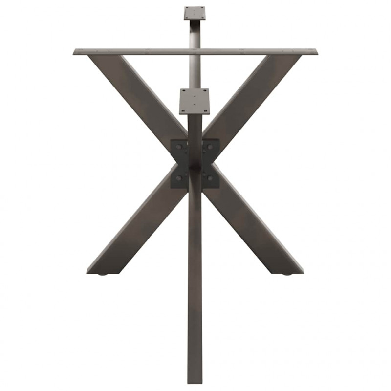 Noga do stołu jadalnego Spider Shape Czarny 150x78x(72-73) cm Stal