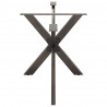 Noga do stołu jadalnego Spider Shape Czarny 150x78x(72-73) cm Stal