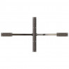 Noga do stołu jadalnego Spider Shape Czarny 150x78x(72-73) cm Stal