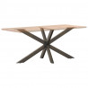 Noga do stołu jadalnego Spider Shape Czarny 150x78x(72-73) cm Stal