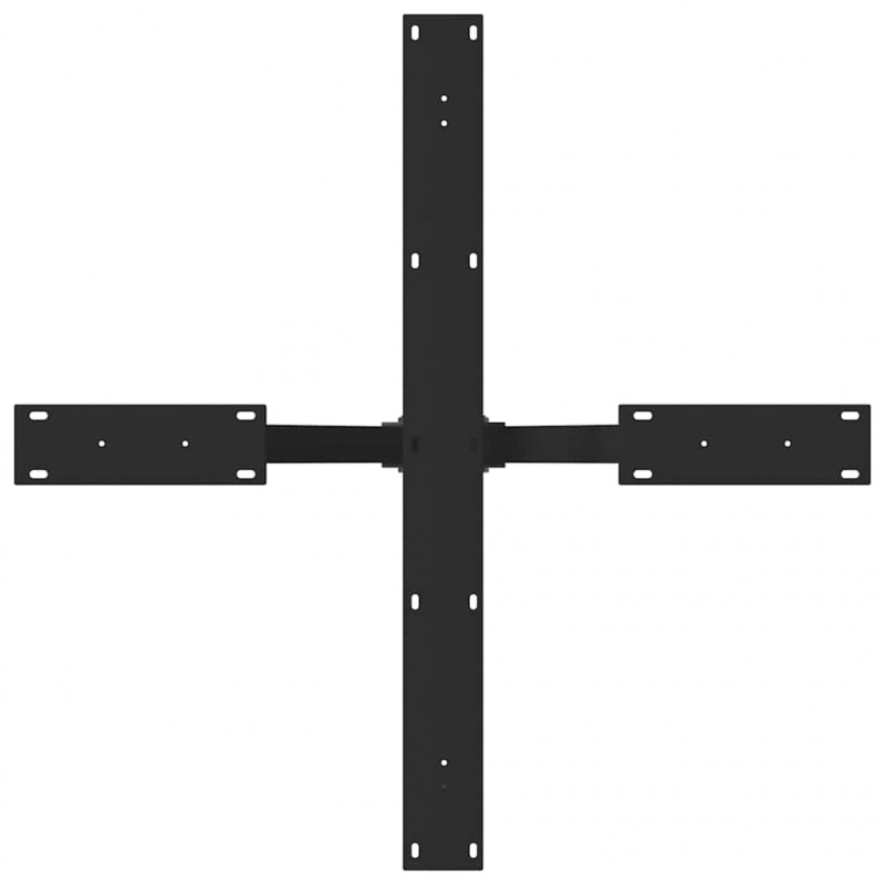 Noga do stołu jadalnego Spider Shape Czarny 85x85x(72-73) cm Stal