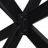 Noga do stołu jadalnego Spider Shape Czarny 85x85x(72-73) cm Stal