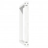 Nogi do stołu jadalnego w kształcie litery U 2 szt. Białe 100x(72-73) cm Stal