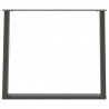 Nogi do stołu jadalnego w kształcie litery U 2 szt. Antracyt 100x(72-73) cm Stal