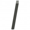 Nogi do stołu jadalnego w kształcie litery U 2 szt. Antracyt 100x(72-73) cm Stal