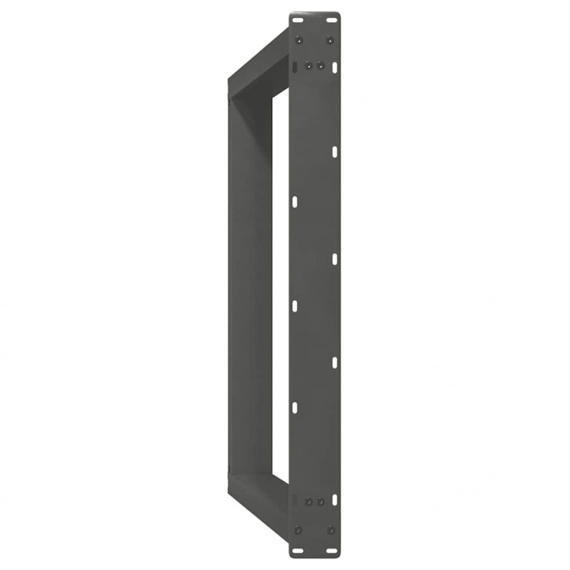 Nogi do stołu jadalnego w kształcie litery U 2 szt. Antracyt 100x(72-73) cm Stal