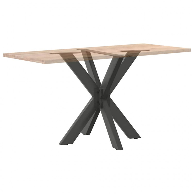 Noga do stołu jadalnego Pająk Antracyt 85x85x(72-73) cm Stal