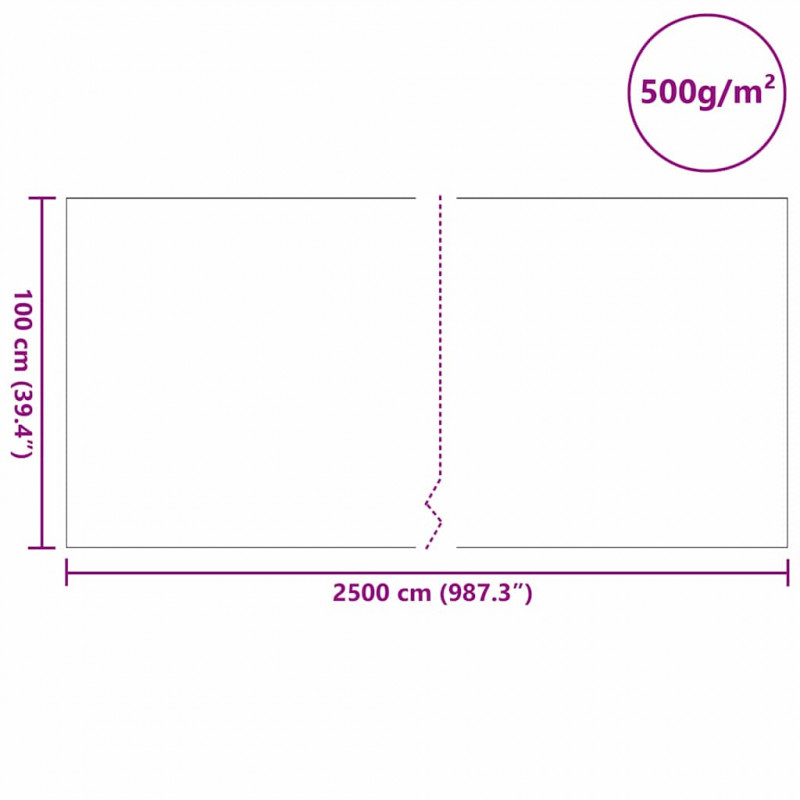 Polar do stawu Szary 1 x 25 m Poliester i Bawełna