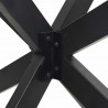 Noga do stołu jadalnego Pająk Antracyt 85x85x(72-73) cm Stal