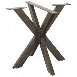 Noga do stołu jadalnego Spider Shape Czarny 85x85x(72-73) cm Stal