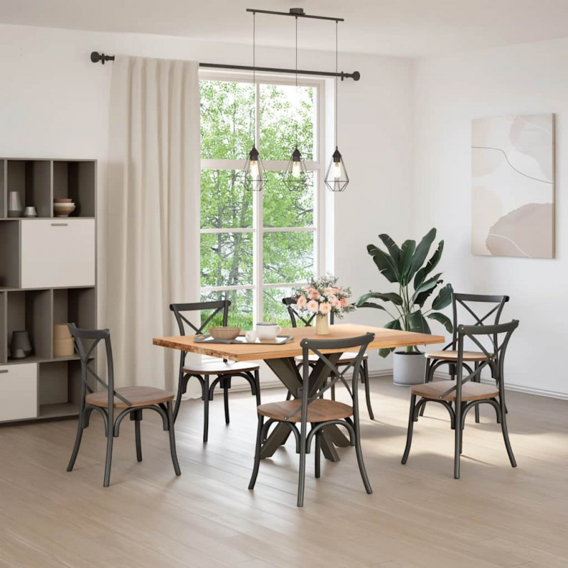 Noga do stołu jadalnego Spider Shape Czarny 85x85x(72-73) cm Stal