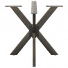 Noga do stołu jadalnego Spider Shape Czarny 85x85x(72-73) cm Stal