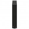 Nogi do stolika kawowego w kształcie litery U 2 szt. Czarne 30x(30-31) cm Stal