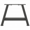 Nogi do stolika kawowego w kształcie litery A 2 szt. Antracyt 30x(30-31) cm Stal