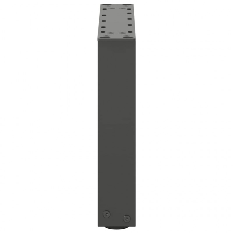 Nogi do stolika kawowego w kształcie litery U 2 szt. Antracyt 30x(30-31) cm Stal