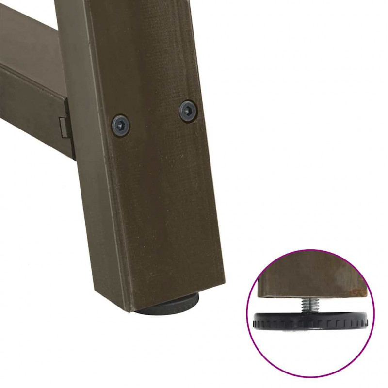 Nogi do stolika kawowego w kształcie litery A 2 szt. 30x(30-31) cm Stal