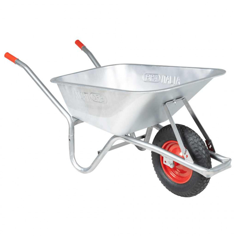 Taczka, 90 L, 150 kg, galwanizowana stal i plastik