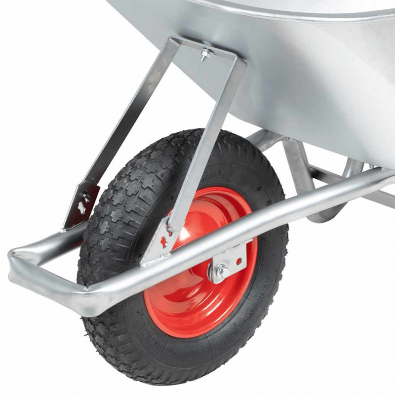 Taczka, 90 L, 150 kg, galwanizowana stal i plastik