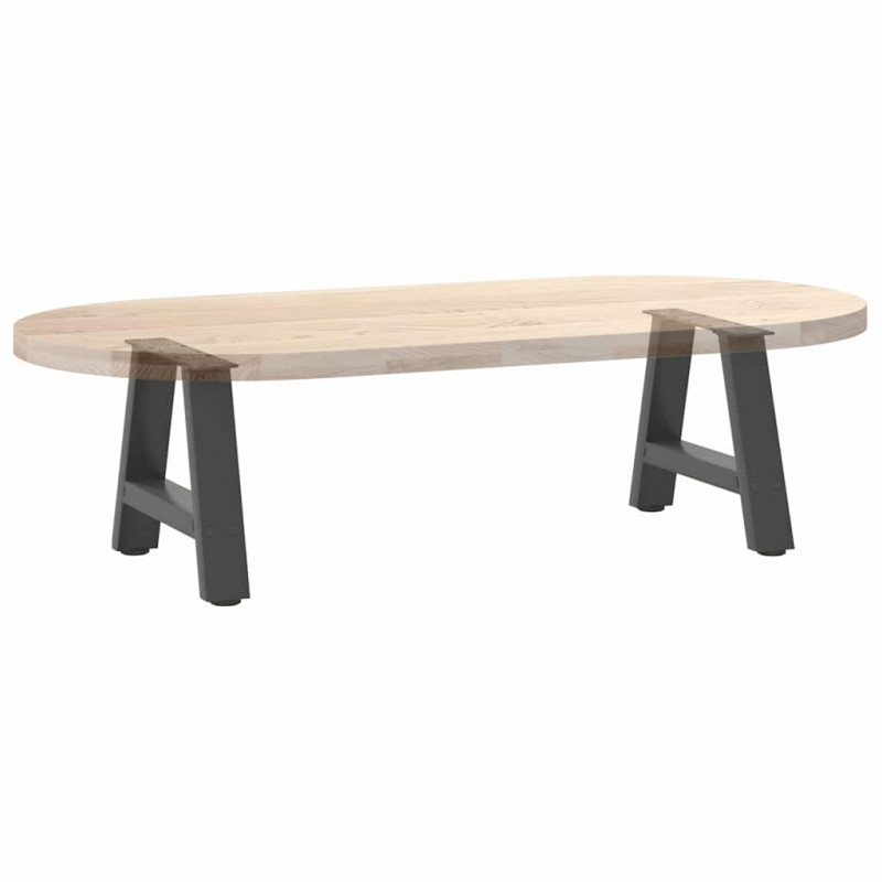 Nogi do stolika kawowego w kształcie litery A 2 szt. Antracyt 40x(30-31) cm Stal