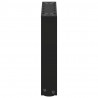 Nogi do stolika kawowego w kształcie litery U 2 szt. Czarne 40x(30-31) cm Stal