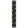 Nogi do stolika kawowego w kształcie litery U 2 szt. Czarne 40x(30-31) cm Stal