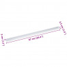 Listwy schodowe 10 pcs Srebrny 67 x 3.5 x 3 cm Aluminium