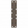 Nogi do stolika kawowego w kształcie litery A 2 szt. 40x(30-31) cm Stal