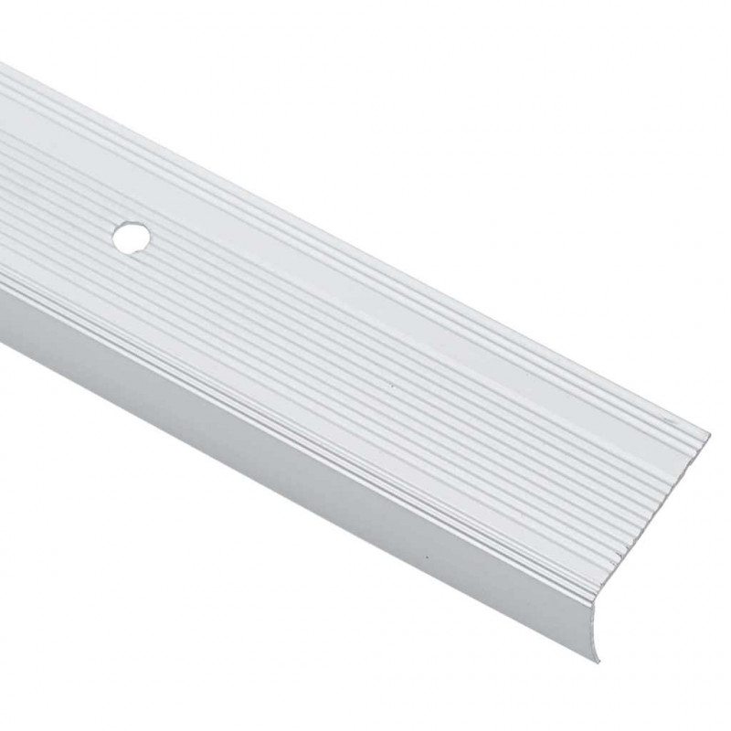 Listwy schodowe 30 pcs Srebrny 67 x 3.5 x 3 cm Aluminium