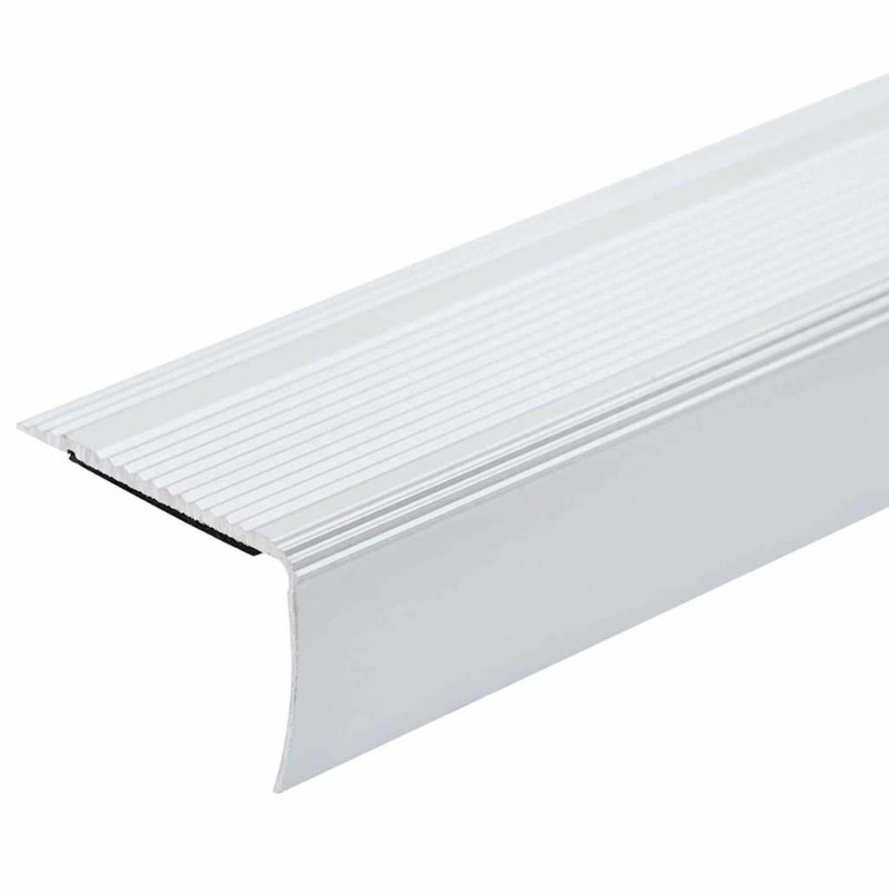 Listwy schodowe 30 pcs Srebrny 67 x 3.5 x 3 cm Aluminium