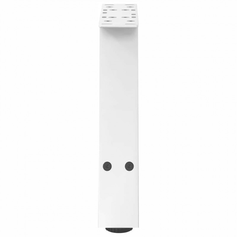Nogi do stolika kawowego w kształcie litery A 2 szt. Białe 50x(30-31) cm Stal