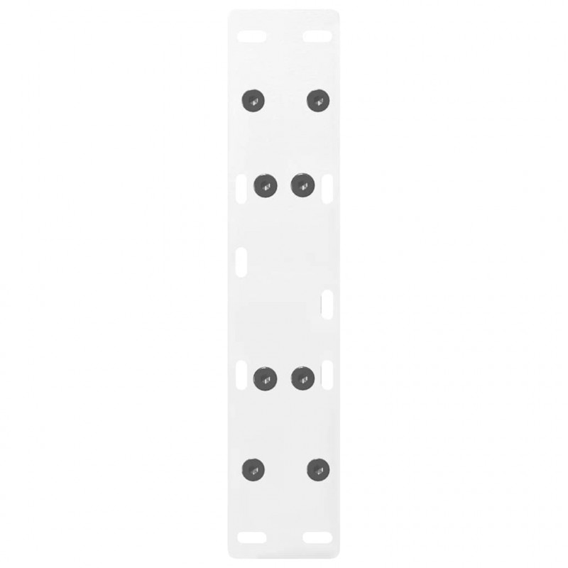 Nogi do stolika kawowego w kształcie litery A 2 szt. Białe 50x(30-31) cm Stal